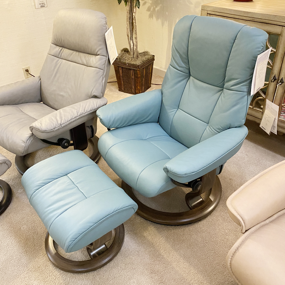 Stressless Chair and Ottoman