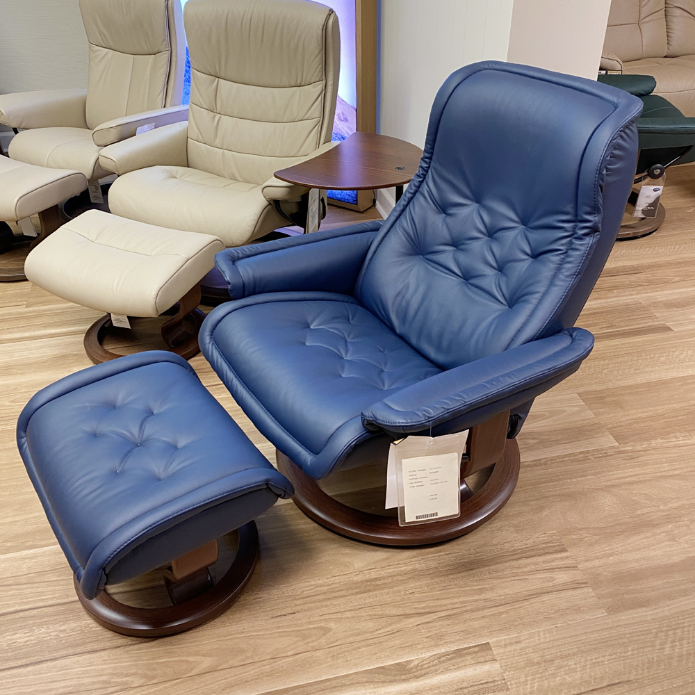 Stressless Chair and Ottoman