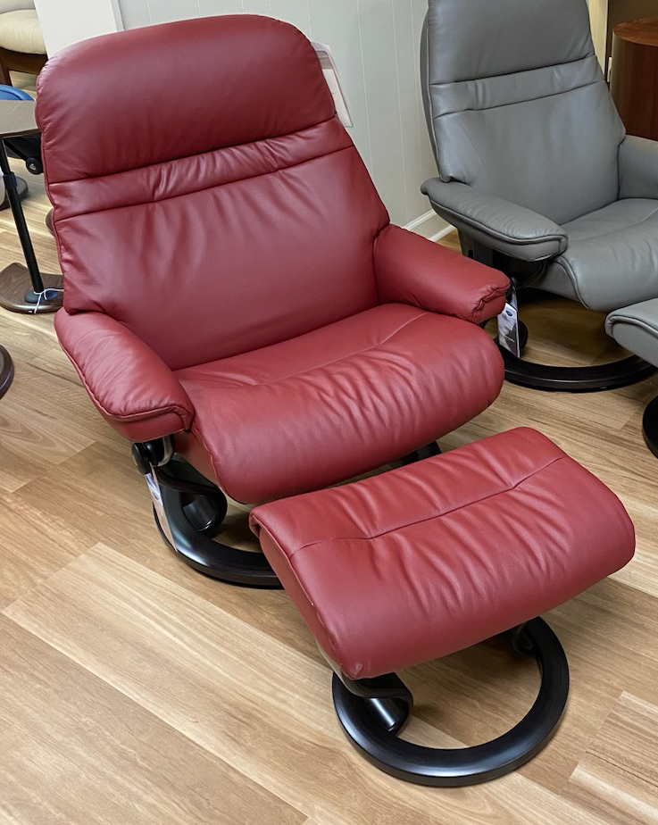 Stressless Chair & Ottoman