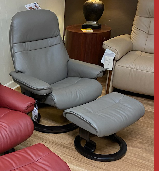 Stressless Chair and Ottoman